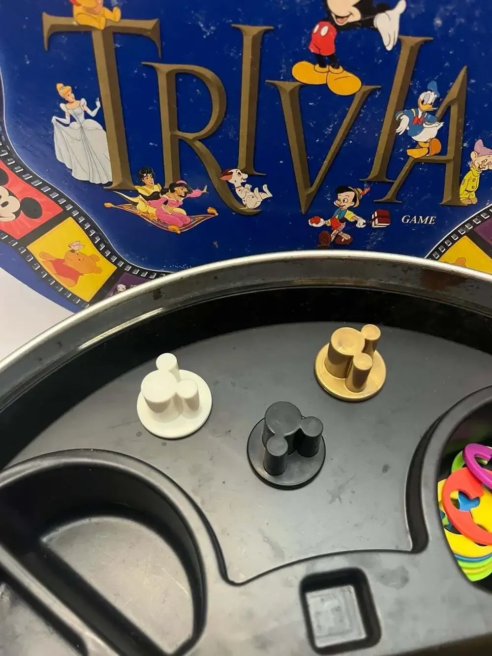 1997 The Wonderful World of Disney Trivia Game in Collector Tin by Mattel